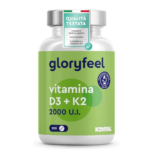 Gloryfeel Vitamina D3 E K2