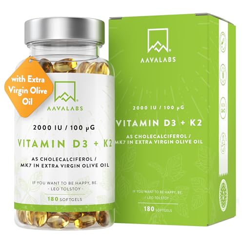 Aavalabs Vitamina D3 K2